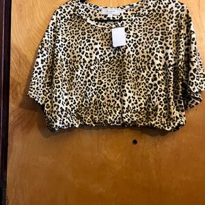 Leopard PrintCrop Top